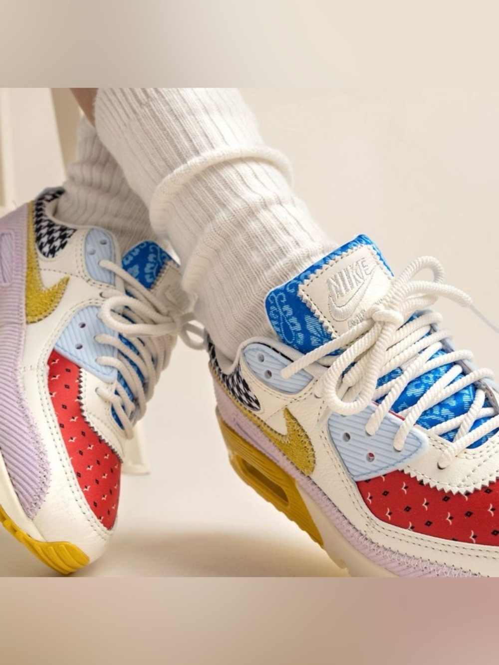 NIKE Air Max 90 Patchwork Doll 2021 Release Kicks
